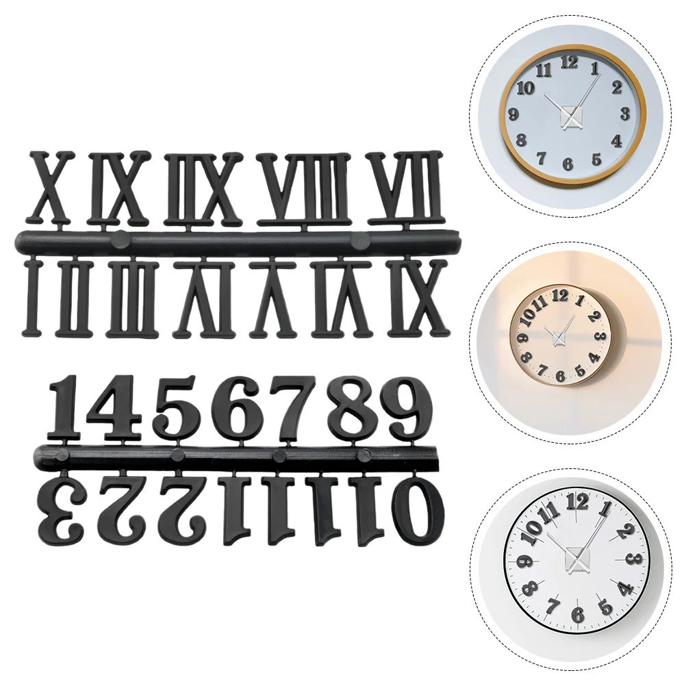2 Sets Clock Number Plate Home Décor Wall Numerals Repairing Accessory Arab Household Decor Supplies DIY Plastic
2 Sets Clock Number Plate Home Décor Wall Numerals Repairing Accessory Arab Household Decor Supplies DIY Plastic