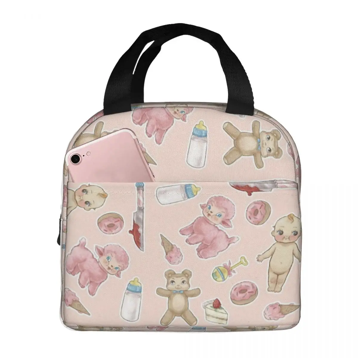 Portals Tour Fans Insulated Lunch Bag Cooler Bag Reusable Melanie Martinez High Capacity Lunch Box Tote Food Storage Bags Office
Portals Tour Fans Insulated Lunch Bag Cooler Bag Reusable Melanie Martinez High Capacity Lunch Box Tote Food Storage Bags Office