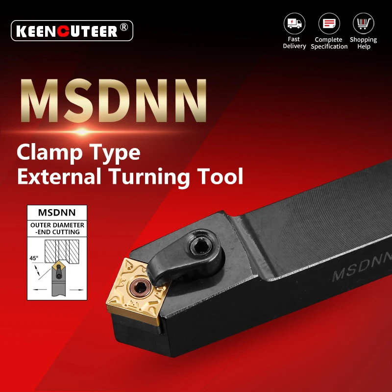 External Turning Tool MSDNN MSDNN1616 MSDNN2020 MSDNN2525 MSDNN3232P15 Lathe Bar Turning Holder CNC Cutting Tool Cutter Bar
External Turning Tool MSDNN MSDNN1616 MSDNN2020 MSDNN2525 MSDNN3232P15 Lathe Bar Turning Holder CNC Cutting Tool Cutter Bar