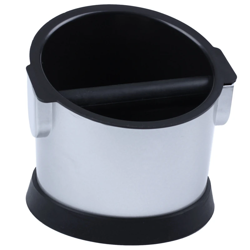 

Black Liner Coffee Tamper Knock Box Deep Bent Design Coffee Slag Isn't Splash Manual Coffee Grinder Accessories