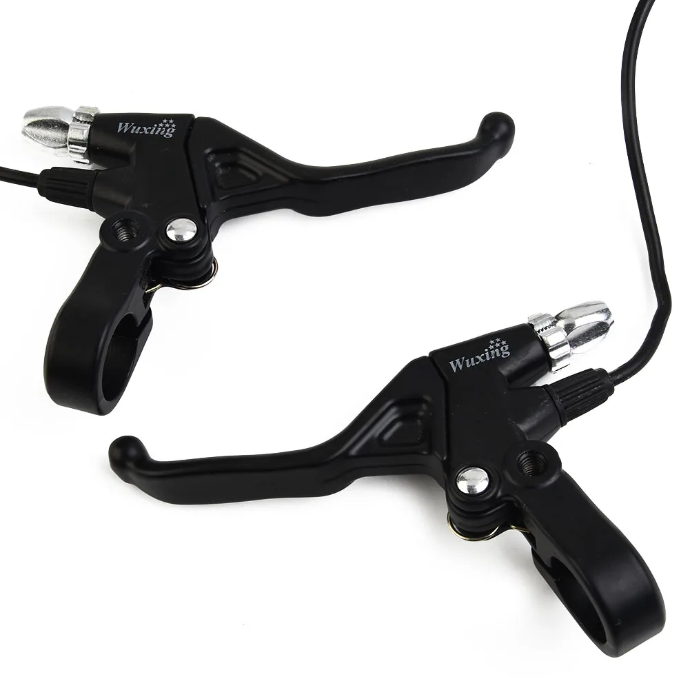 49PDD Aluminum Brake Lever Set Mechanical Disk Or V-Brake Type Lightweight JST-SM 2-Pin Male Cut-Out Connector 127mm Handle
49PDD Aluminum Brake Lever Set Mechanical Disk Or V-Brake Type Lightweight JST-SM 2-Pin Male Cut-Out Connector 127mm Handle