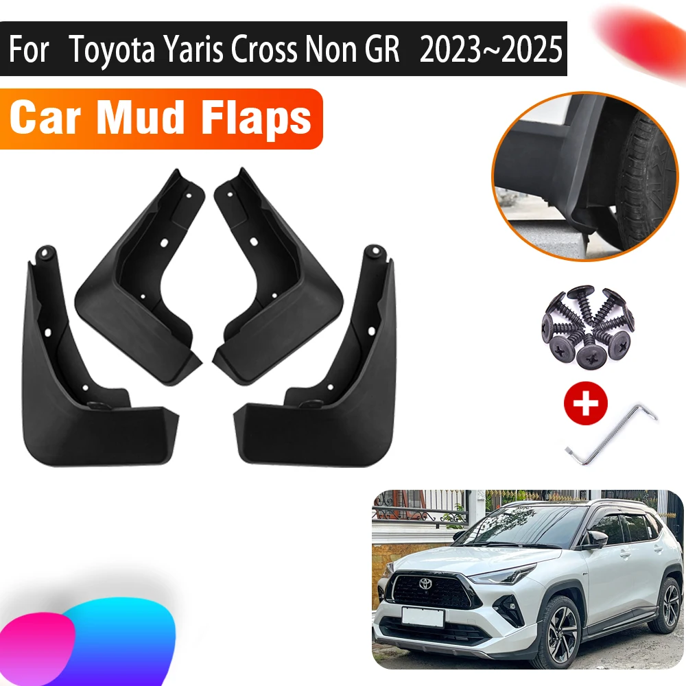 4 PCS Car Mudguards For Toyota Yaris Cross Non GR 2023 2024 2025 Auto Flap Splas Splash Guard Front Rear Fenders Car Accessories
4 PCS Car Mudguards For Toyota Yaris Cross Non GR 2023 2024 2025 Auto Flap Splas Splash Guard Front Rear Fenders Car Accessories
