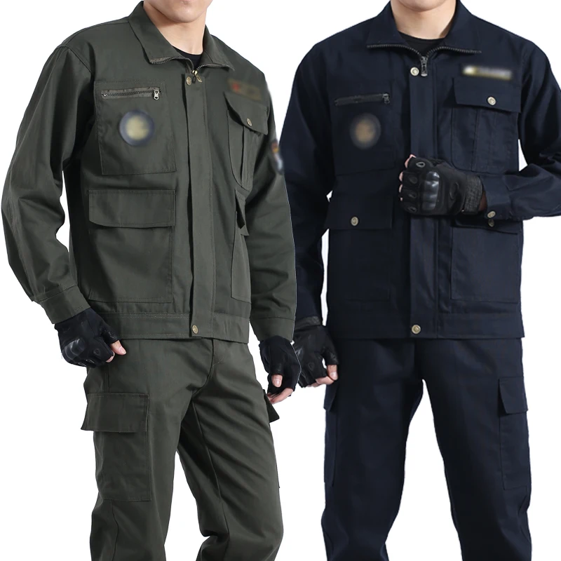 New Outdoor Labor Insurance Clothing Cotton Spring And Autumn Men's Work Clothes Wear-resistant Welder Jacket Pants Suit
New Outdoor Labor Insurance Clothing Cotton Spring And Autumn Men's Work Clothes Wear-resistant Welder Jacket Pants Suit