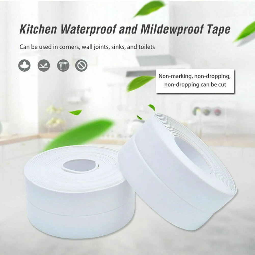 Waterproof Wall Sealing Strip Caulk Tape Sink Basin Edge For Bathroom Kitchen Sealing Strips Shower Sink Stove Crack Bath 3.2M
Waterproof Wall Sealing Strip Caulk Tape Sink Basin Edge For Bathroom Kitchen Sealing Strips Shower Sink Stove Crack Bath 3.2M