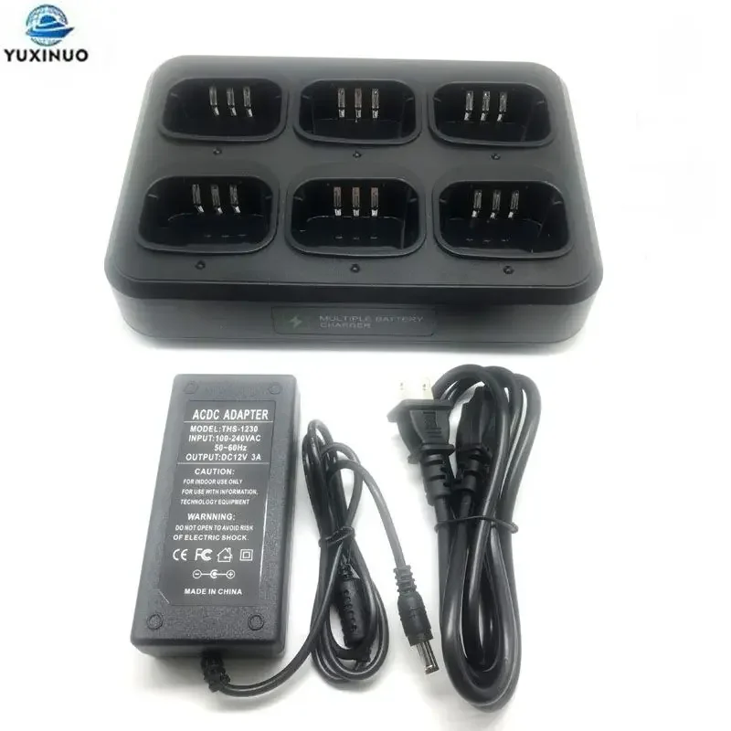 

Multiple 6-Way Rapid Battery Charger For For TYT MD-380 MD-UV380 MD380 RETEVIS RT3 RT3S DMR Radio Walkie Talkie Accessories