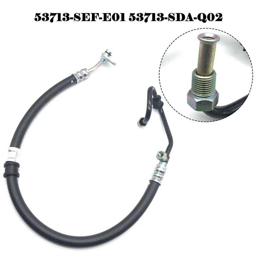 Practical To Use Hose Line Pipe 1 Pcs 53713-SEF-E01 Black Plastic+Metal Power Steering Pressure For Accord 03-07
Practical To Use Hose Line Pipe 1 Pcs 53713-SEF-E01 Black Plastic+Metal Power Steering Pressure For Accord 03-07
