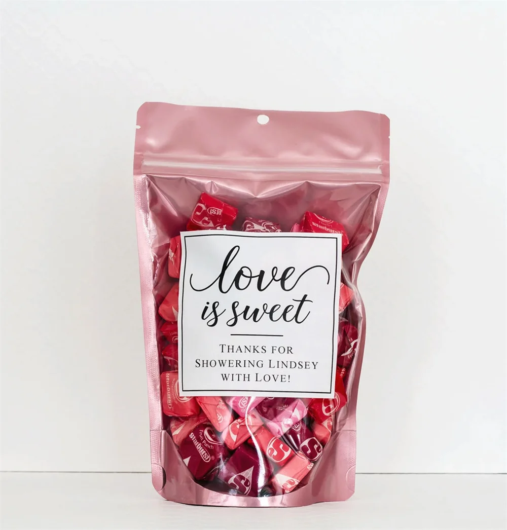 20PCS Bridal Shower Favor Bags for Guests - Love is Sweet Bags - Custom Candy Bags - Wedding Shower Thank You Favor // Stand Up
20PCS Bridal Shower Favor Bags for Guests - Love is Sweet Bags - Custom Candy Bags - Wedding Shower Thank You Favor // Stand Up