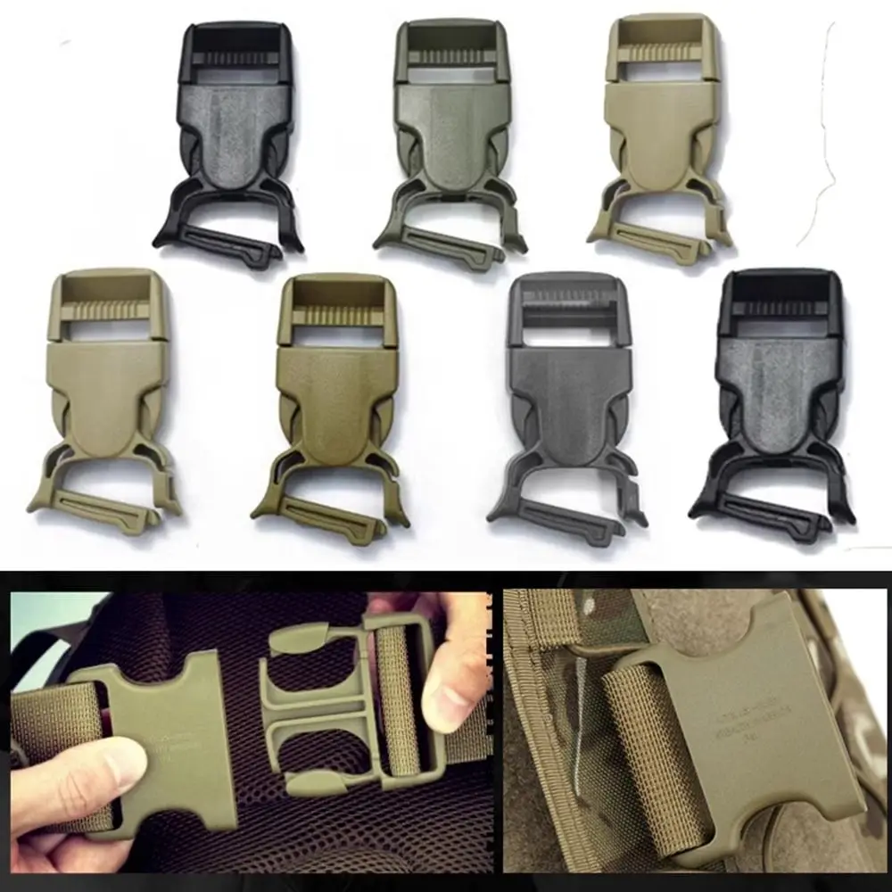 

Black/Army Green Side Release Buckle Plastic Inner Diameter 25mm Webbing Outdoor Tool Camp Bag Parts Outdoor Tools