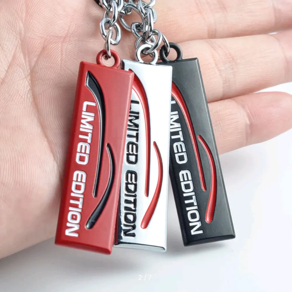 1Pc Universal Limited Edition Keychain Car Metal Keychain Personalized Creative Car Key Car-styling Keyrings Pendant Keychain
1Pc Universal Limited Edition Keychain Car Metal Keychain Personalized Creative Car Key Car-styling Keyrings Pendant Keychain
