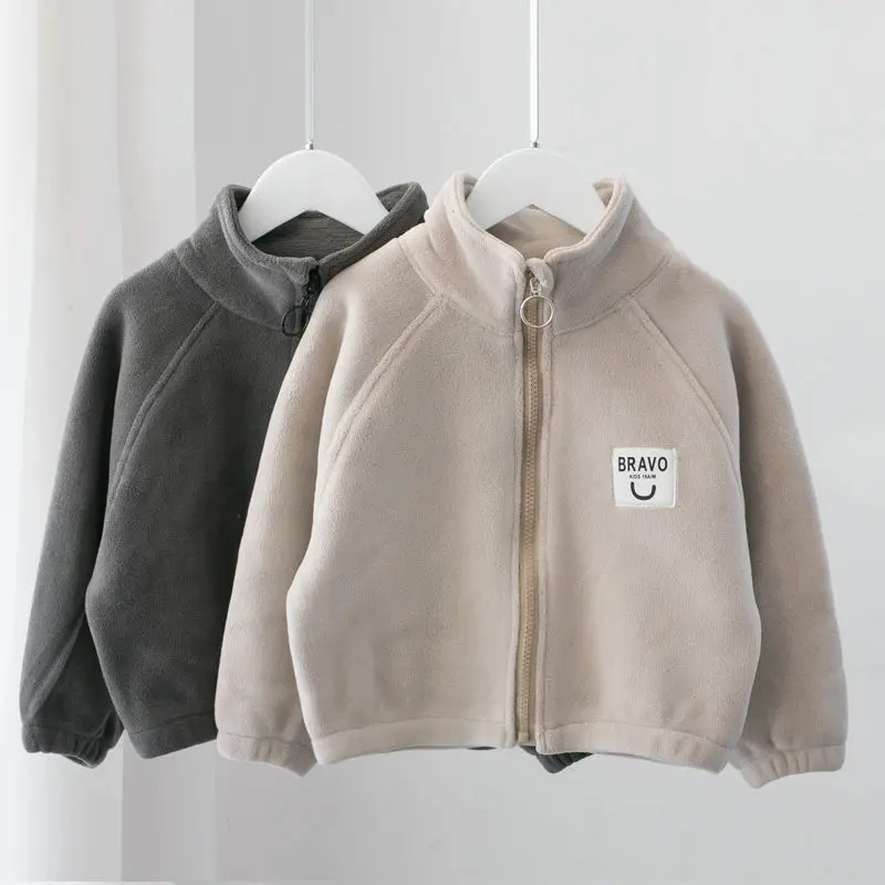 New Arrival solid Zipper Boys Girls Jackets Coats Fahion Pockets Children's Outwear Fleece Coats Kids Clothes 2-10 years
New Arrival solid Zipper Boys Girls Jackets Coats Fahion Pockets Children's Outwear Fleece Coats Kids Clothes 2-10 years