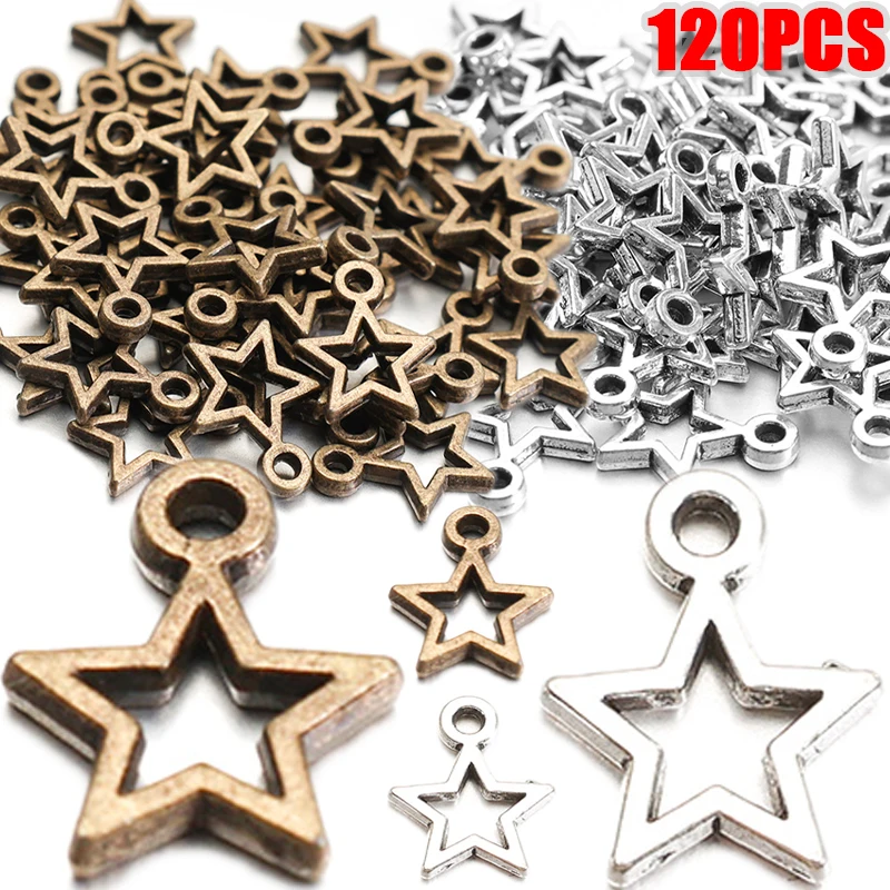 DIY Hollow Star Jewelry Accessories for Bracelet Necklace Handmade Pentagram Tibetan Bronze Pendant Making Earrings Wholesale
DIY Hollow Star Jewelry Accessories for Bracelet Necklace Handmade Pentagram Tibetan Bronze Pendant Making Earrings Wholesale