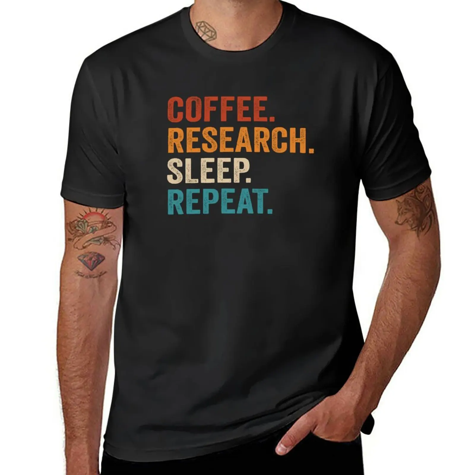 New Coffee Research Sleep Repeat Funny Researcher Vintage T-Shirt sublime t shirt hippie clothes mens funny t shirts
New Coffee Research Sleep Repeat Funny Researcher Vintage T-Shirt sublime t shirt hippie clothes mens funny t shirts
