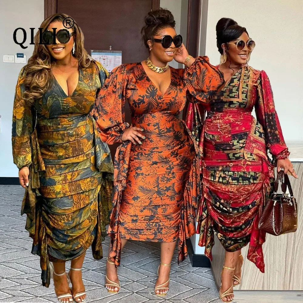 Платье с рукавом-фонариком QILI-Ruffled, сексуальные оборки с принтом, ягодицы, облегающий крой, с длинными рукавами, запахом
Платье с рукавом-фонариком QILI-Ruffled, сексуальные оборки с принтом, ягодицы, облегающий крой, с длинными рукавами, запахом