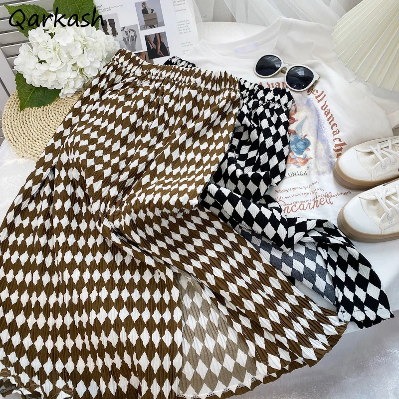 Midi Plaid Skirts Women Korean Style Fashion Юбка Женская All-match Spring Casual Temperament Design Students Chic Basic Daily
Midi Plaid Skirts Women Korean Style Fashion Юбка Женская All-match Spring Casual Temperament Design Students Chic Basic Daily