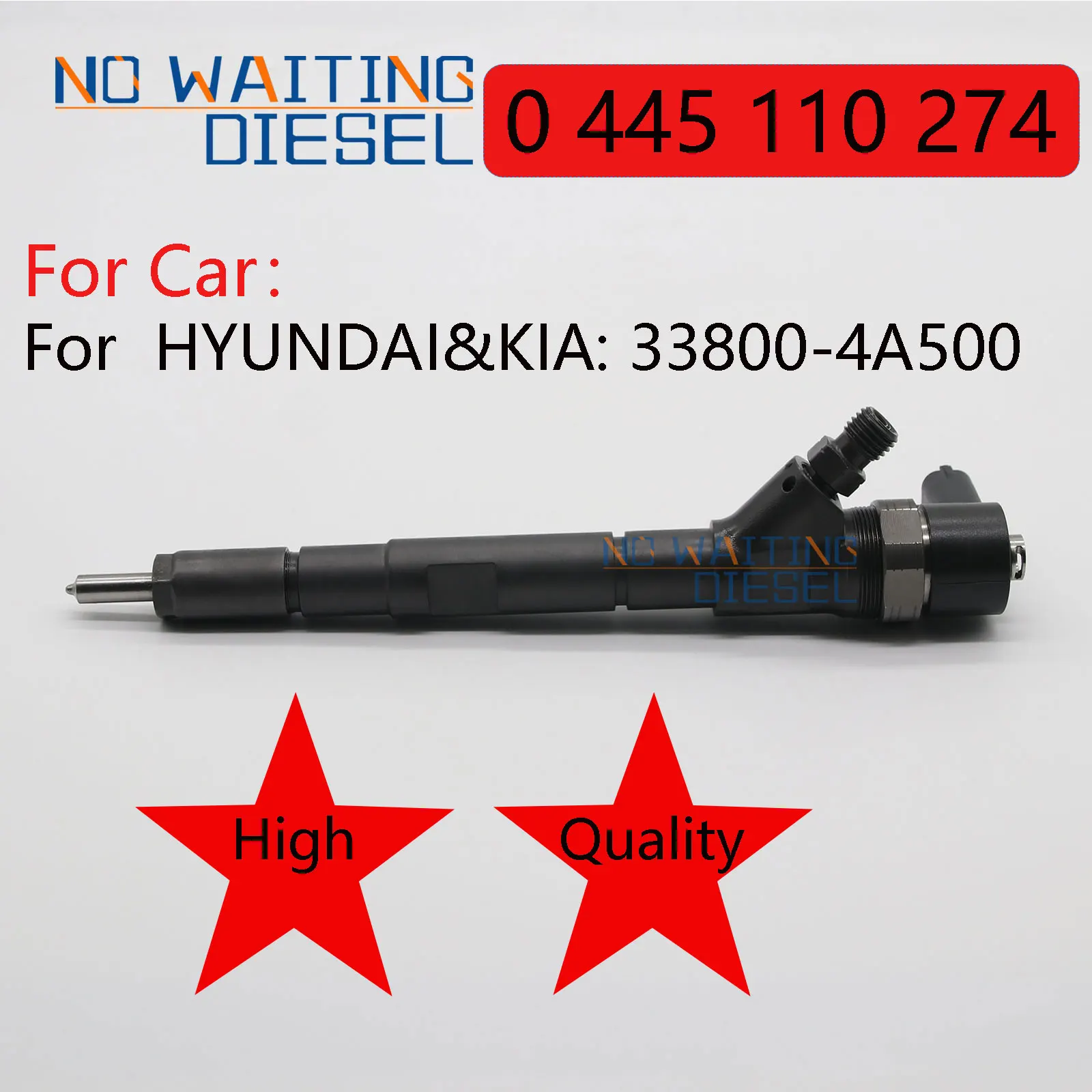 0445110274 33800-4A500 Common Rail Injector 0 445 110 274 Injector Part Numbers 0445 110 274 For HYUNDAI&KIA: 33800-4A500
0445110274 33800-4A500 Common Rail Injector 0 445 110 274 Injector Part Numbers 0445 110 274 For HYUNDAI&KIA: 33800-4A500