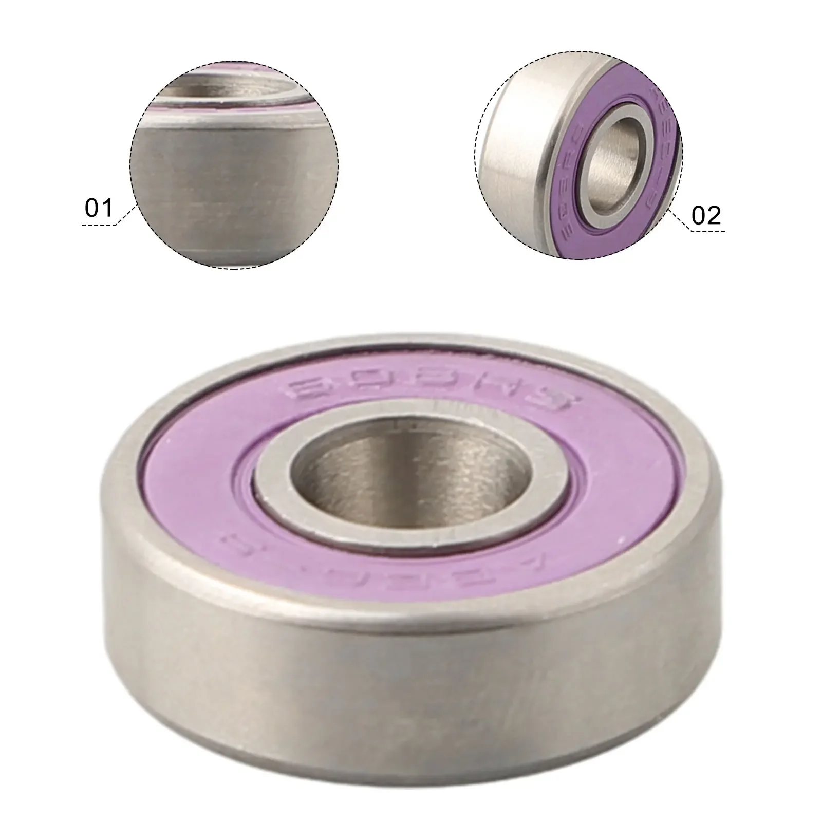 8x22x7mm Skateboard Bearing Ball Scooter Sealed Skate Skateboard Steel ABEC-7 / ABEC-9 608 Anti-rust Blade Parts Practical
8x22x7mm Skateboard Bearing Ball Scooter Sealed Skate Skateboard Steel ABEC-7 / ABEC-9 608 Anti-rust Blade Parts Practical