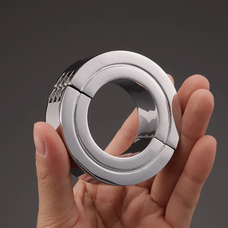 Three Layers Metal Cock Ring Metal Penis Stretcher Delay Time Testicles Enhance Erection Bondage Ejaculation Sex Toys For Men 18 Three Layers Metal Cock Ring Metal Penis Stretcher Delay Time Testicles Enhance Erection Bondage Ejaculation Sex Toys For Men 18