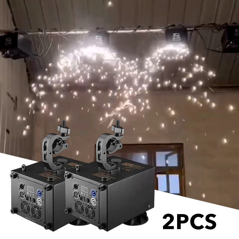 

2Pcs/lot NEW 400W Indoor Wedding Fireworks DJ Scene DMX control Down Spray Upside Down For Rotating Sparks Cold Spark Machine