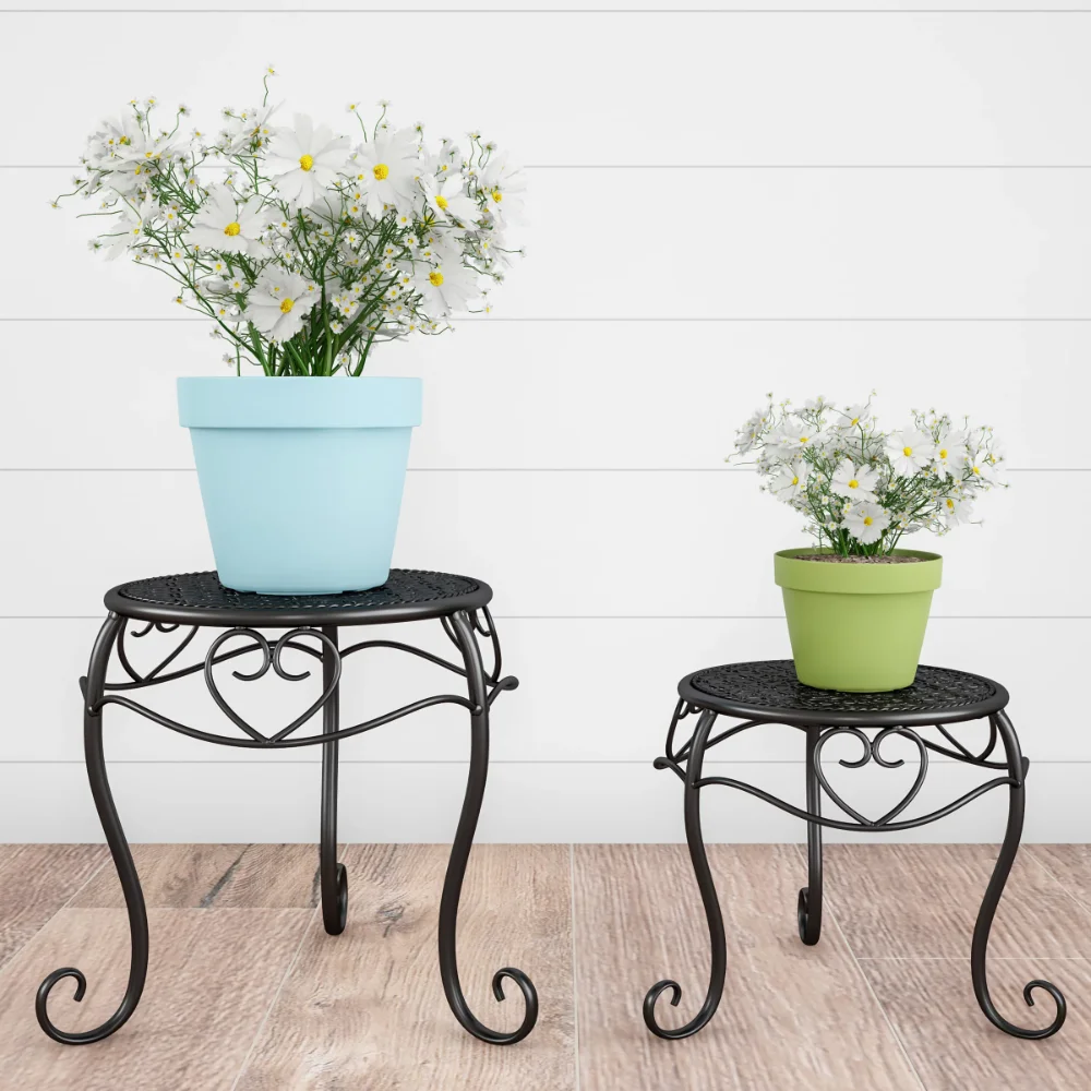 Set of 2 Indoor or Outdoor Plant Display By Pure Garden (Black) Furniture Decoration Classical Elegance Plant Shelves
Set of 2 Indoor or Outdoor Plant Display By Pure Garden (Black) Furniture Decoration Classical Elegance Plant Shelves