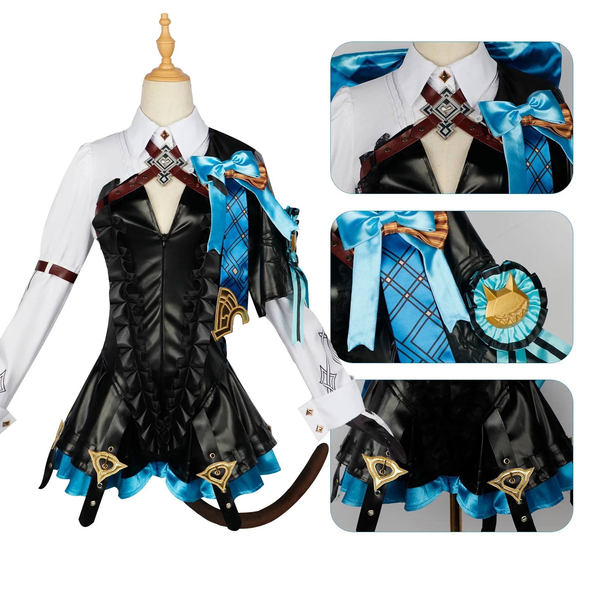 Game Genshin Impact Lynette Cosplay Costume Halloween Cloak Suspenders Skirt Suit Rabbit Ear Wig Party Carnival Costumes Wigs
Game Genshin Impact Lynette Cosplay Costume Halloween Cloak Suspenders Skirt Suit Rabbit Ear Wig Party Carnival Costumes Wigs