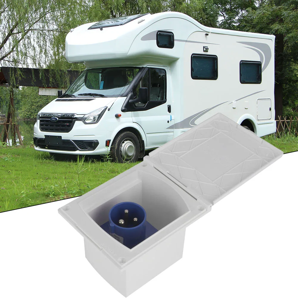 Parts External Plug Socket 16A 230V Accessories Caravan Fittings Hook Up Motorhome RV Replacement High Quality
Parts External Plug Socket 16A 230V Accessories Caravan Fittings Hook Up Motorhome RV Replacement High Quality