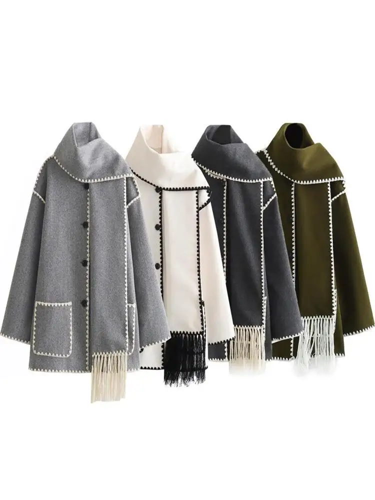 MESTTRAF Women 2023 Sexy Y2K Pockets Patchwork Jacket Coat Autumn Round-neck Long Sleeve Jacket Office Lady Single Outerwear
MESTTRAF Women 2023 Sexy Y2K Pockets Patchwork Jacket Coat Autumn Round-neck Long Sleeve Jacket Office Lady Single Outerwear