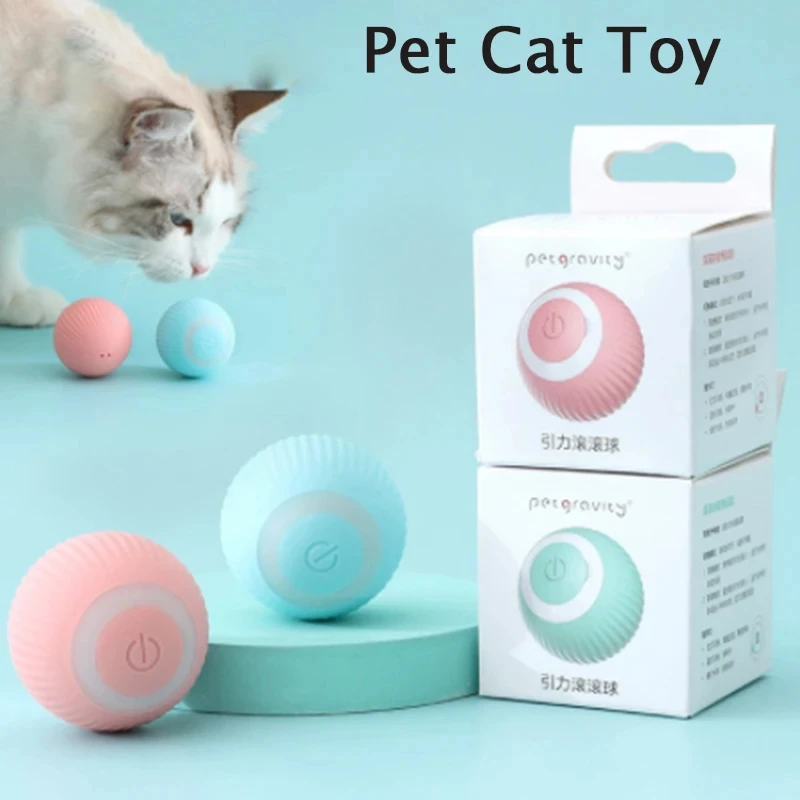 Smart Cat Toys Automatic Rolling Ball Electric Cat Toys For Cats Training Kitten Toys Pet Accessories for Indoor Playing
Smart Cat Toys Automatic Rolling Ball Electric Cat Toys For Cats Training Kitten Toys Pet Accessories for Indoor Playing