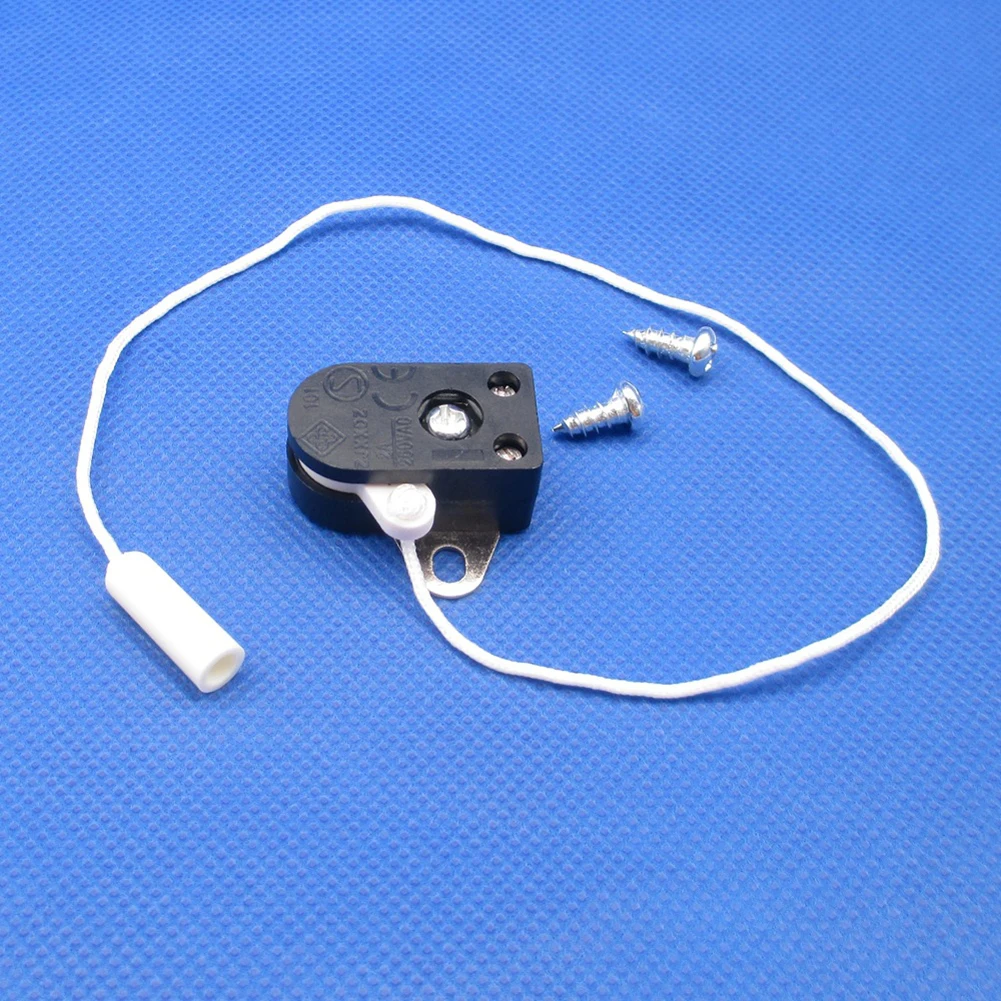 1PCS 2A 250V Pull Cord Switch for Ceiling Lamp Wall Lamp Bedside Lamp Open Single Pull Control Rope Switch with Mounting Screws
1PCS 2A 250V Pull Cord Switch for Ceiling Lamp Wall Lamp Bedside Lamp Open Single Pull Control Rope Switch with Mounting Screws