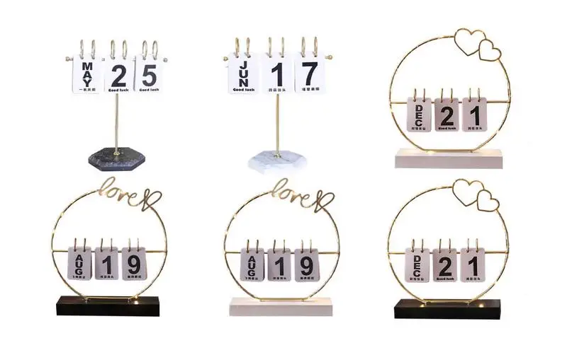 2024 N-ordic Iron Frame Desk Calendar Ornament Simple Reusable Desktop Calendar Modern Room Desk Home Decor Craft
2024 N-ordic Iron Frame Desk Calendar Ornament Simple Reusable Desktop Calendar Modern Room Desk Home Decor Craft