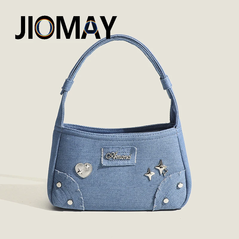 JIOMAY Niche Design Bag For Women's 2024 New Spring/Summer Fashionable Denim Single Shoulder Underarm Bag For Commuting To Work
JIOMAY Niche Design Bag For Women's 2024 New Spring/Summer Fashionable Denim Single Shoulder Underarm Bag For Commuting To Work