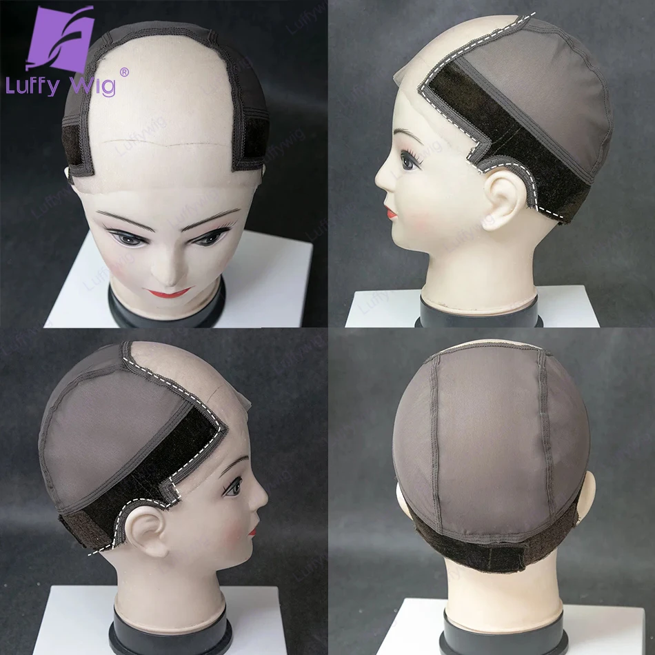 

Non Slip Wig Cap For Making Wigs Swiss Lace Grip Cap With Velcro
