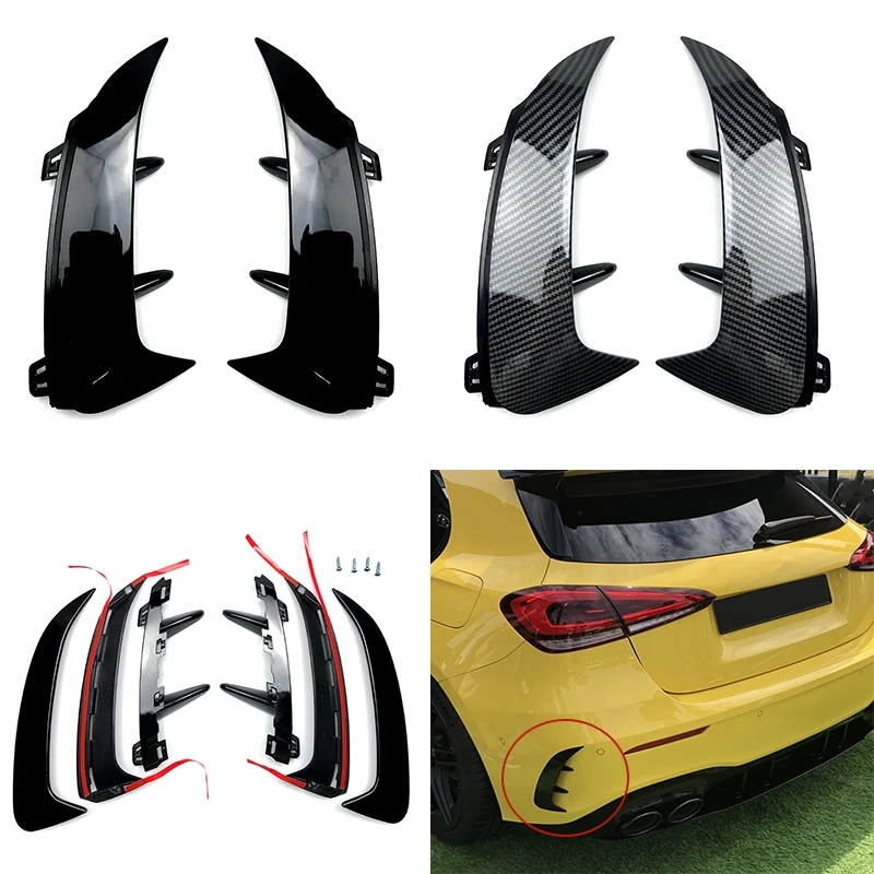 Rear Bumper Spoiler Side Canard Air Vent For Mercedes Benz A Class W177 Hatchback Version A180 A200 A220 AMG 2018-2023 Accessory
Rear Bumper Spoiler Side Canard Air Vent For Mercedes Benz A Class W177 Hatchback Version A180 A200 A220 AMG 2018-2023 Accessory