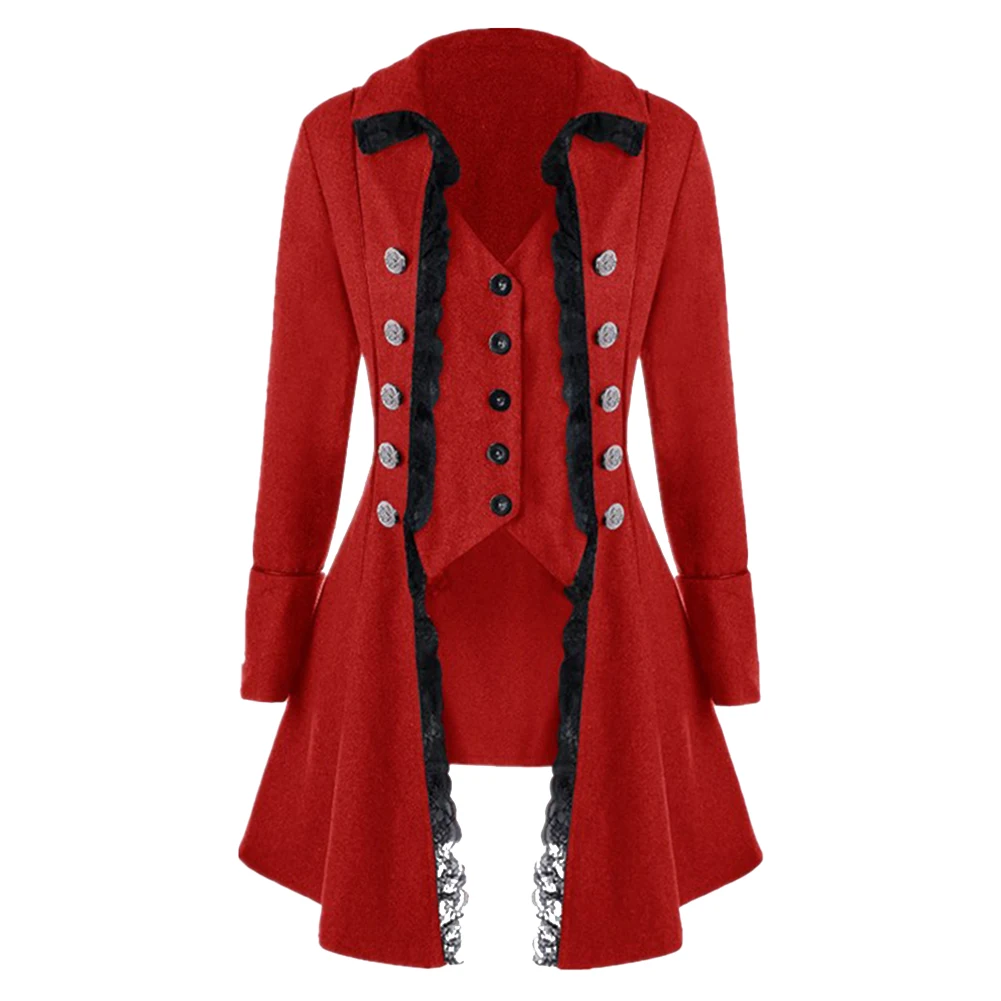 Woman Coat Jacket Daily British Style Party Long Sleeve Long Trench Coats Victorian Costume Vintage Steampunk Women Gothic Coats
Woman Coat Jacket Daily British Style Party Long Sleeve Long Trench Coats Victorian Costume Vintage Steampunk Women Gothic Coats