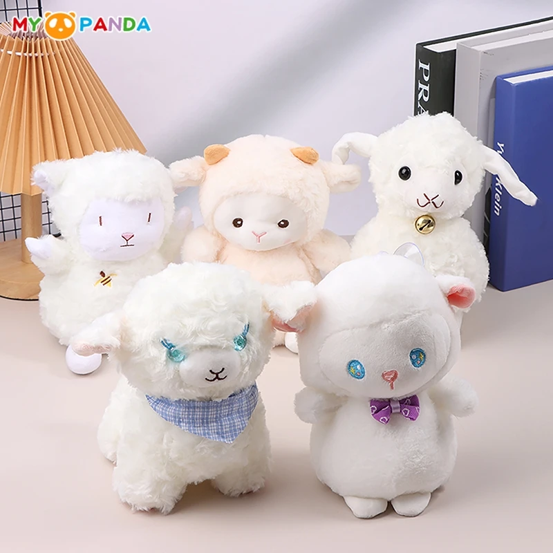 Kawaii набитая овечка плюшевая игрушка милая белая мягкая плюшевая игрушка DIY сумка подвеска брелок для детей Подарки 
Kawaii набитая овечка плюшевая игрушка милая белая мягкая плюшевая игрушка DIY сумка подвеска брелок для детей Подарки