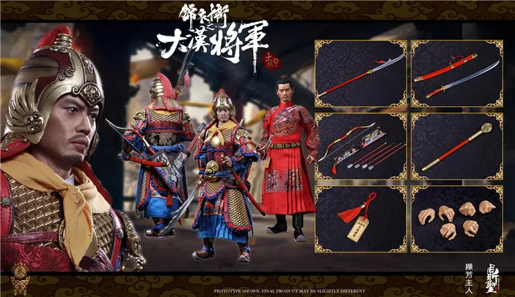 DS003 1/6 Male Soldier Big Han Dynasty General Full Set 12'' Action Figure Model Toy In Stock For Fans Collection
DS003 1/6 Male Soldier Big Han Dynasty General Full Set 12'' Action Figure Model Toy In Stock For Fans Collection