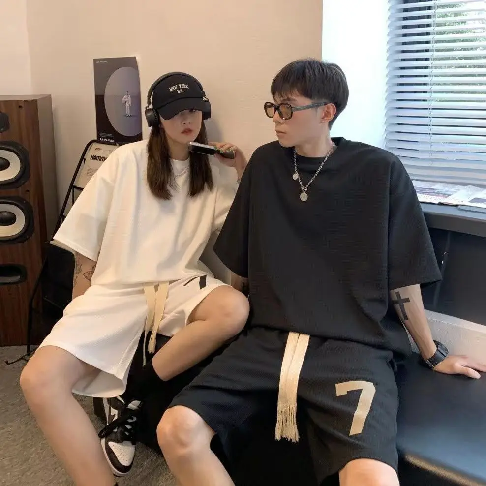 Mens Number 7 Tshirts Shorts 2 Piece Sets 2023 Summer Fashion Y2k Streetwear Outfits Hip Hop Casual Short Tracksuit Clothes Men
Mens Number 7 Tshirts Shorts 2 Piece Sets 2023 Summer Fashion Y2k Streetwear Outfits Hip Hop Casual Short Tracksuit Clothes Men