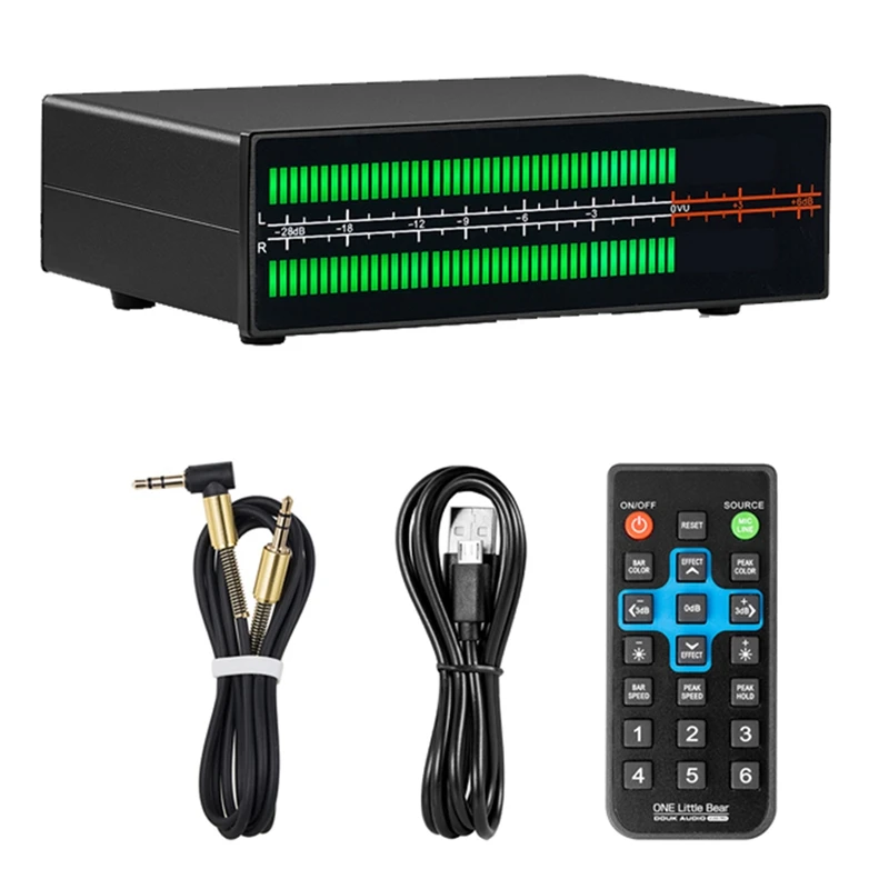 VU56-PRO Two-Color 2X56 Bit LED Stereo Music Spectrum Analyzer MIC+LINE Sound Level Meter Audio Display Analyzer
VU56-PRO Two-Color 2X56 Bit LED Stereo Music Spectrum Analyzer MIC+LINE Sound Level Meter Audio Display Analyzer