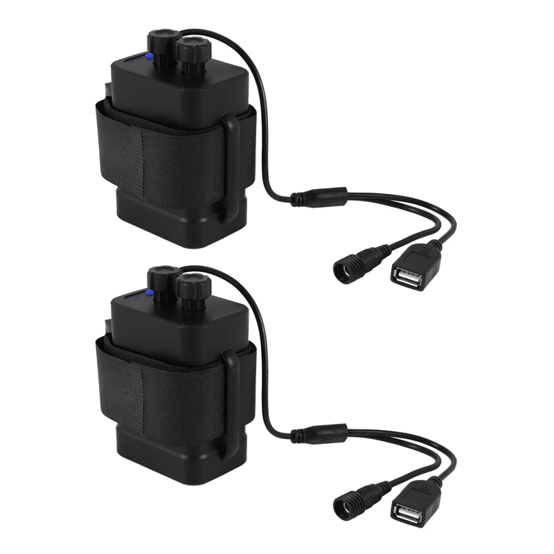 2X Waterproof DIY 6X 18650 Battery Case Box Cover With 12V DC And USB Power Supply For Bike LED Light Cell Phone Router
2X Waterproof DIY 6X 18650 Battery Case Box Cover With 12V DC And USB Power Supply For Bike LED Light Cell Phone Router