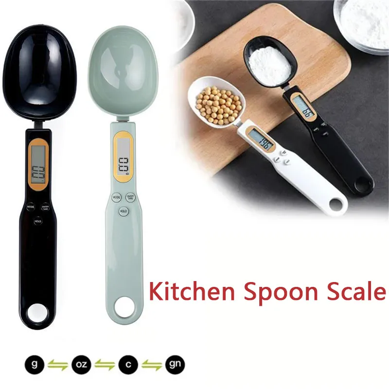 

1pc Food Weight Measuring Spoon LCD Electronic Kitchen Scale 500g 0.1g Measuring Food Spoon Scale Mini Digital Baking Scales