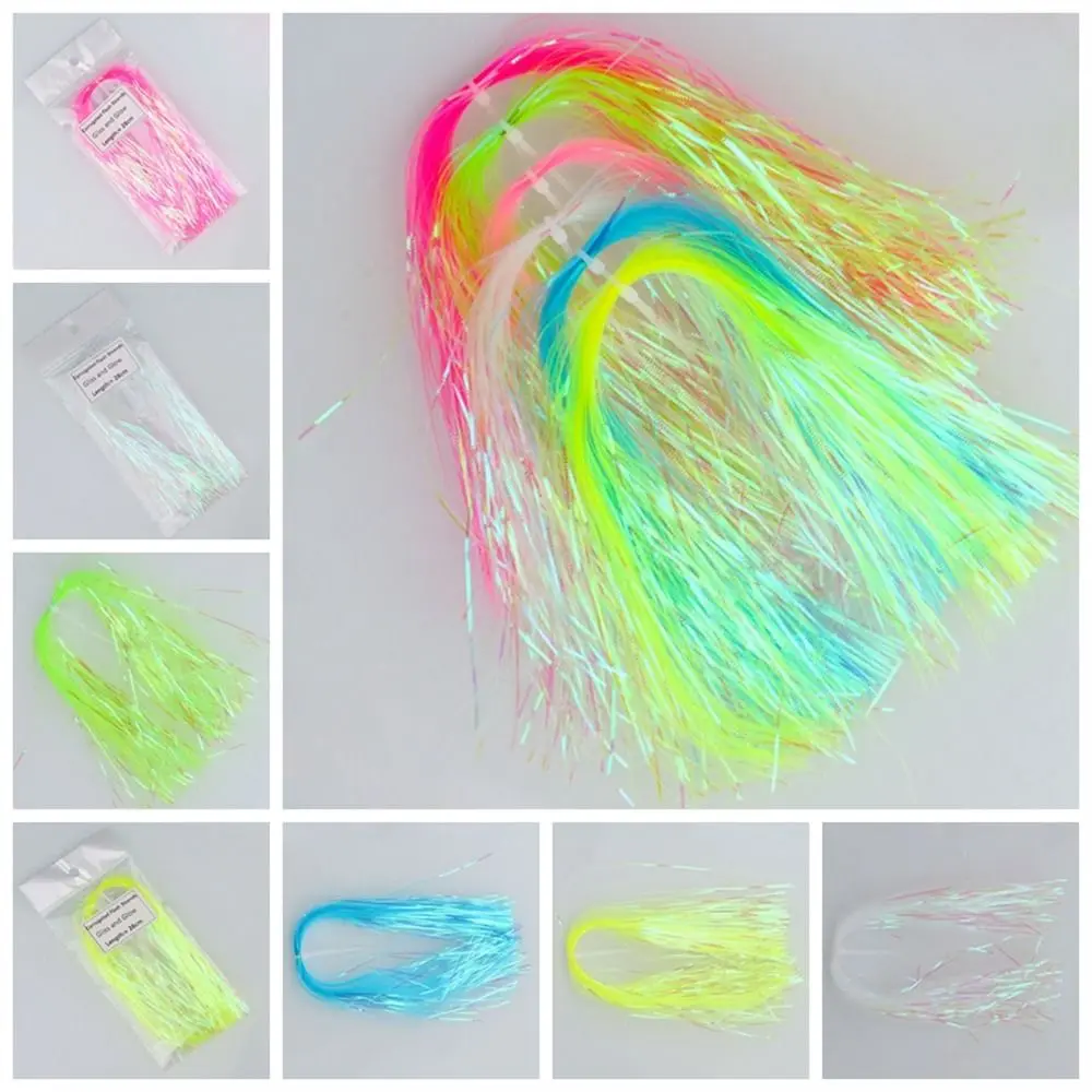 1 Bag 1mm Width Corrugated Flash Strand Gliss Glow Strands Fly Fishing Saltwater Fishing Jig Hook Simulates Fish Scale
1 Bag 1mm Width Corrugated Flash Strand Gliss Glow Strands Fly Fishing Saltwater Fishing Jig Hook Simulates Fish Scale