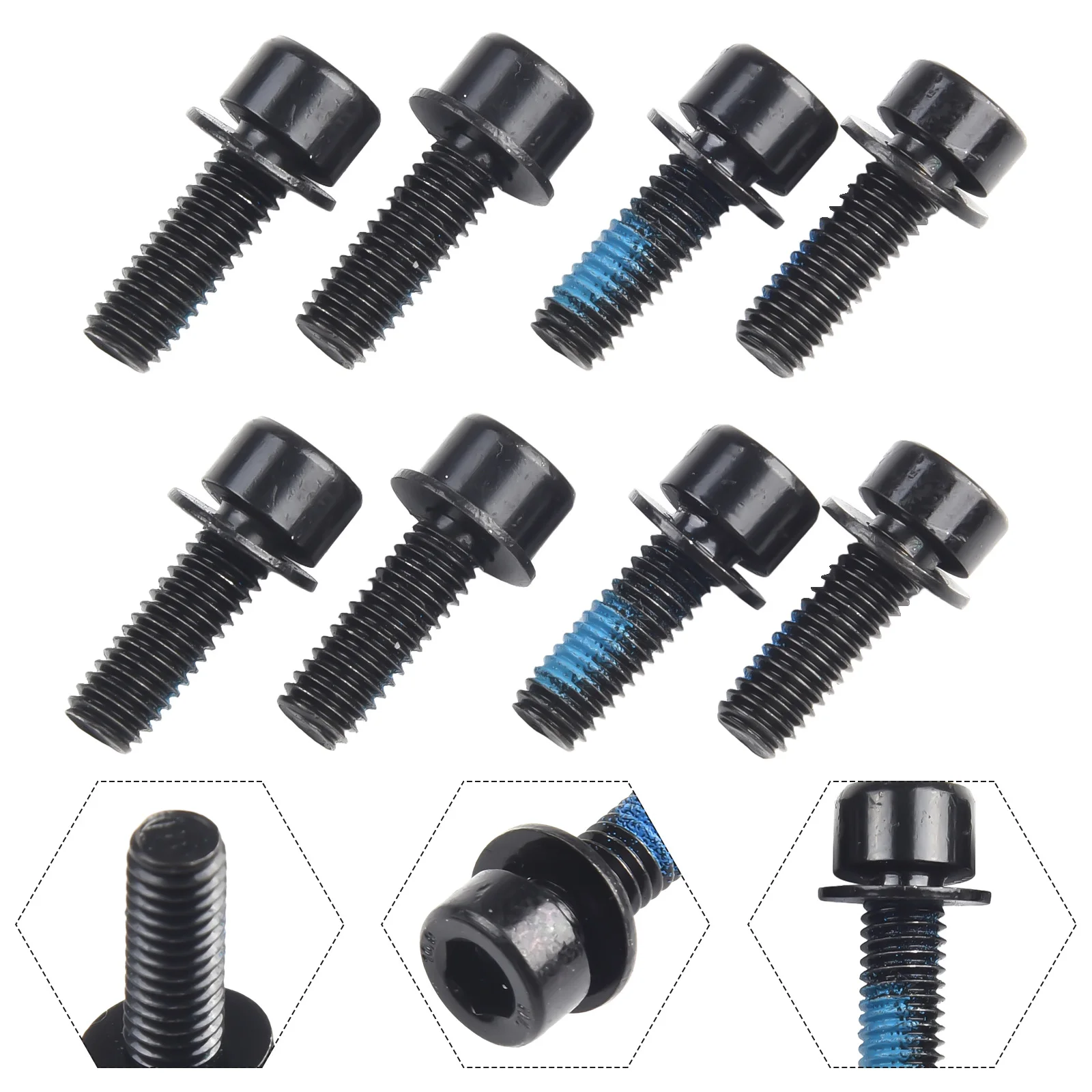 Quality Assured 8PCS Bicycle Disc Brake Screw M6x18 Perfect For Any Mountain Bike or Shi Mano Brake Replacement
Quality Assured 8PCS Bicycle Disc Brake Screw M6x18 Perfect For Any Mountain Bike or Shi Mano Brake Replacement
