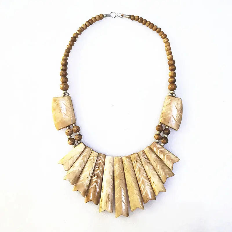 Collier ethnique tibétain poli à la main, plusieurs modèles, naturel, Sophia, déclaration, colliers de la présidence, TNL206 3