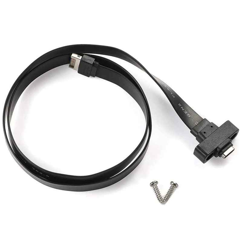 

3x Удлинительный кабель USB 3,1 с передней панелью типа E на Тип C, внутренний кабель адаптера Gen 2 (10 Гбит/с) с 2 винтами (50 см)