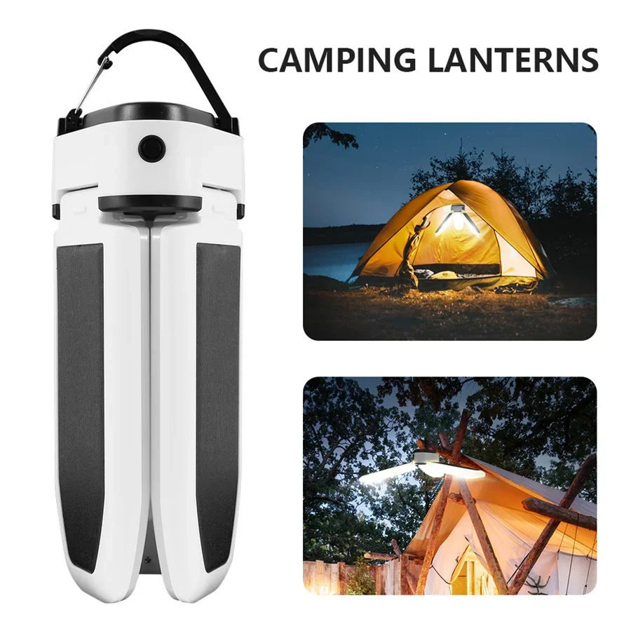 

Портативные светодиодные уличные фонари на солнечной батарее, аварийный ночник с зарядкой от USB, водонепроницаемый светильник для палатки, для барбекю, Походов, Кемпинга