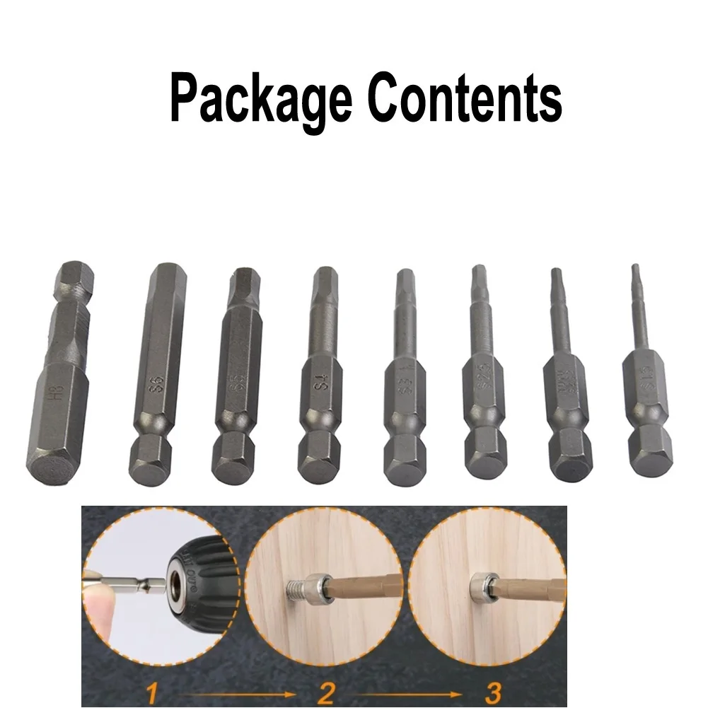 8PC Hexagon Screwdrivers 1.5/2/2.5/3/4/5/6/8 Screwdriver Bit Set Precision Impact Driver Magnetic Anti Slip Electric Hex Shank
8PC Hexagon Screwdrivers 1.5/2/2.5/3/4/5/6/8 Screwdriver Bit Set Precision Impact Driver Magnetic Anti Slip Electric Hex Shank
