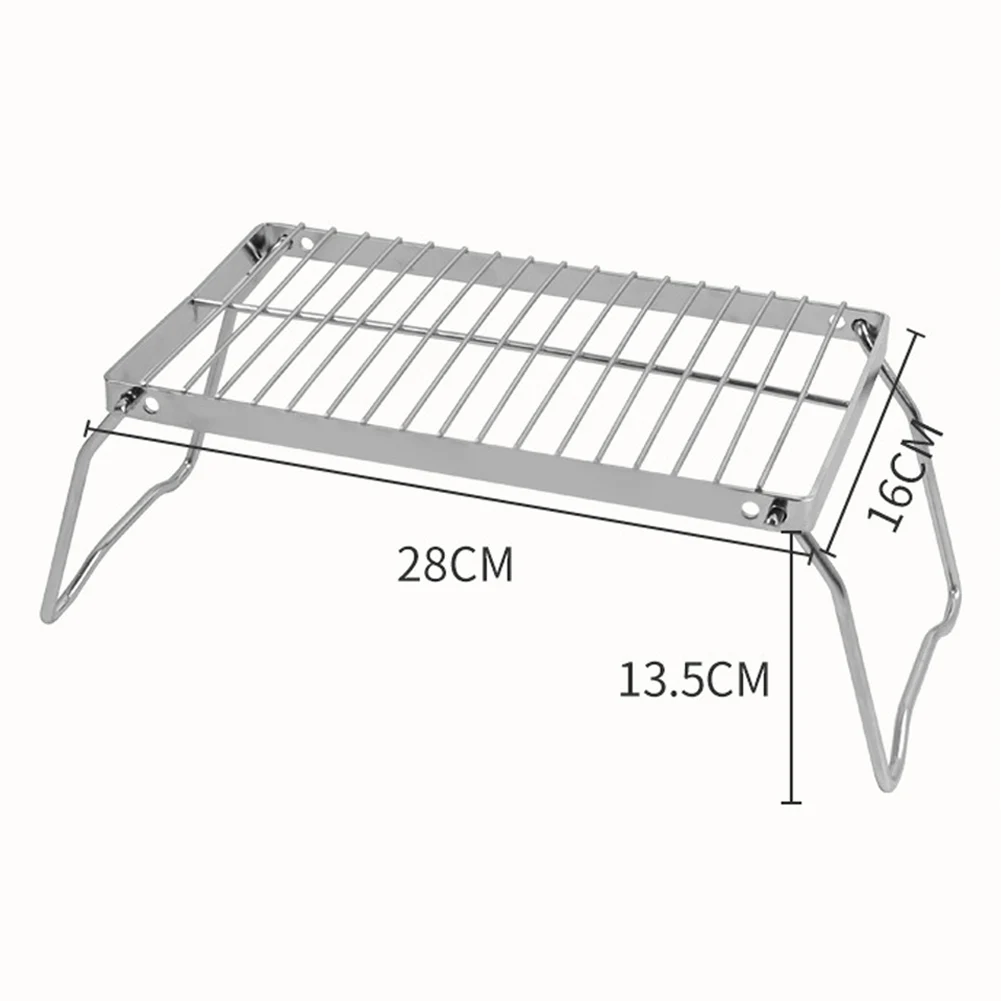 There Are Two Holes On The Side BBQ Camping Barbecue Grill Light Brightness Grid Grill Stainless Steel Foldable
There Are Two Holes On The Side BBQ Camping Barbecue Grill Light Brightness Grid Grill Stainless Steel Foldable