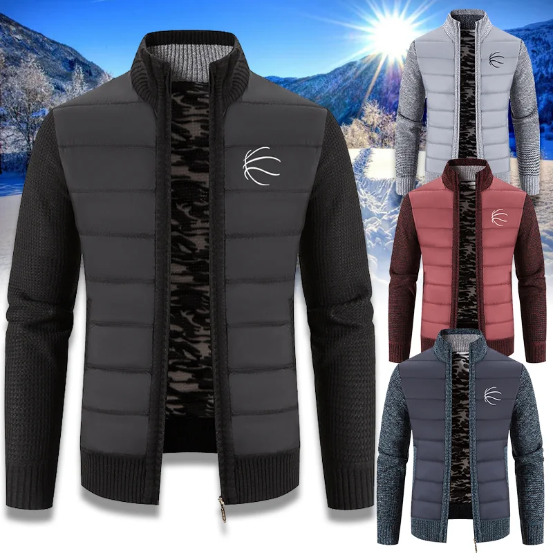 Winter Thick Fleece Cardigan Men Warm Sweatercoat Fashion Patchwork Mens Knittde Sweater Jackets Casual Knitwear Outerwear Men
Winter Thick Fleece Cardigan Men Warm Sweatercoat Fashion Patchwork Mens Knittde Sweater Jackets Casual Knitwear Outerwear Men