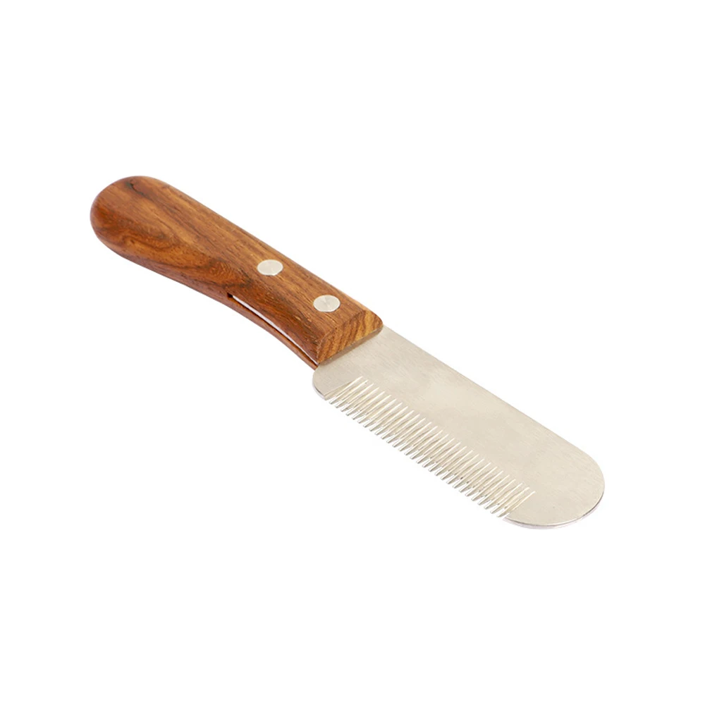 Solid Wood Terrier Plucking Knife Pet Dog Comb Hair Beating Knife Scraper Comb Racing Dog Grooming Tools Pet Supplies for Cat
Solid Wood Terrier Plucking Knife Pet Dog Comb Hair Beating Knife Scraper Comb Racing Dog Grooming Tools Pet Supplies for Cat