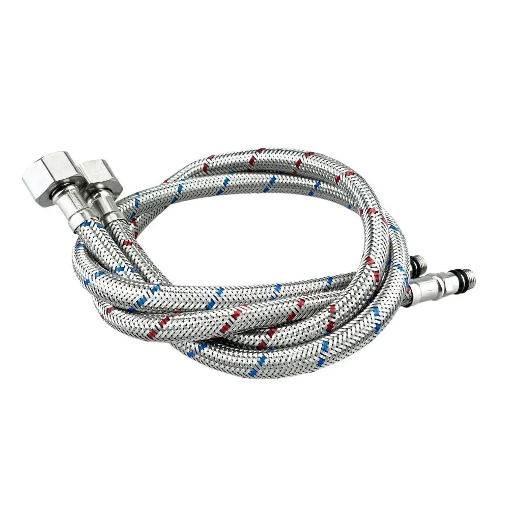

Flexible Stainless Steel Braided Hose High Performance Durable Bathroom Hose Convenient Cold Hot Mixer Plumbing Pipes