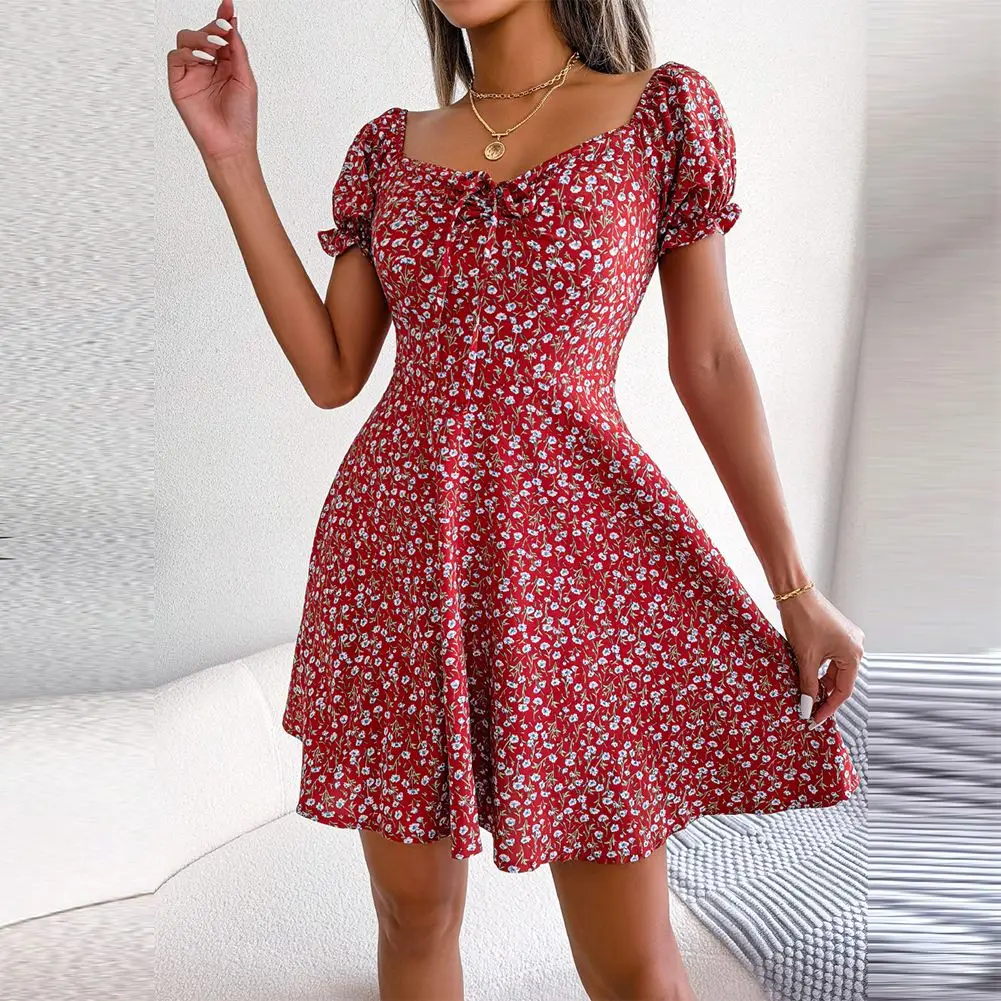 Clothes Women Dress Party Ruffles Sexy Short Dresses Short Sleeve Square Neck Streetwear 2023 Summer Knee Length
Clothes Women Dress Party Ruffles Sexy Short Dresses Short Sleeve Square Neck Streetwear 2023 Summer Knee Length
